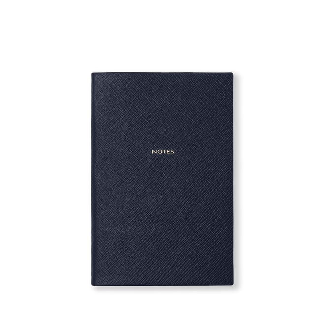 Smythson Chelsea Notebook Notes Navy