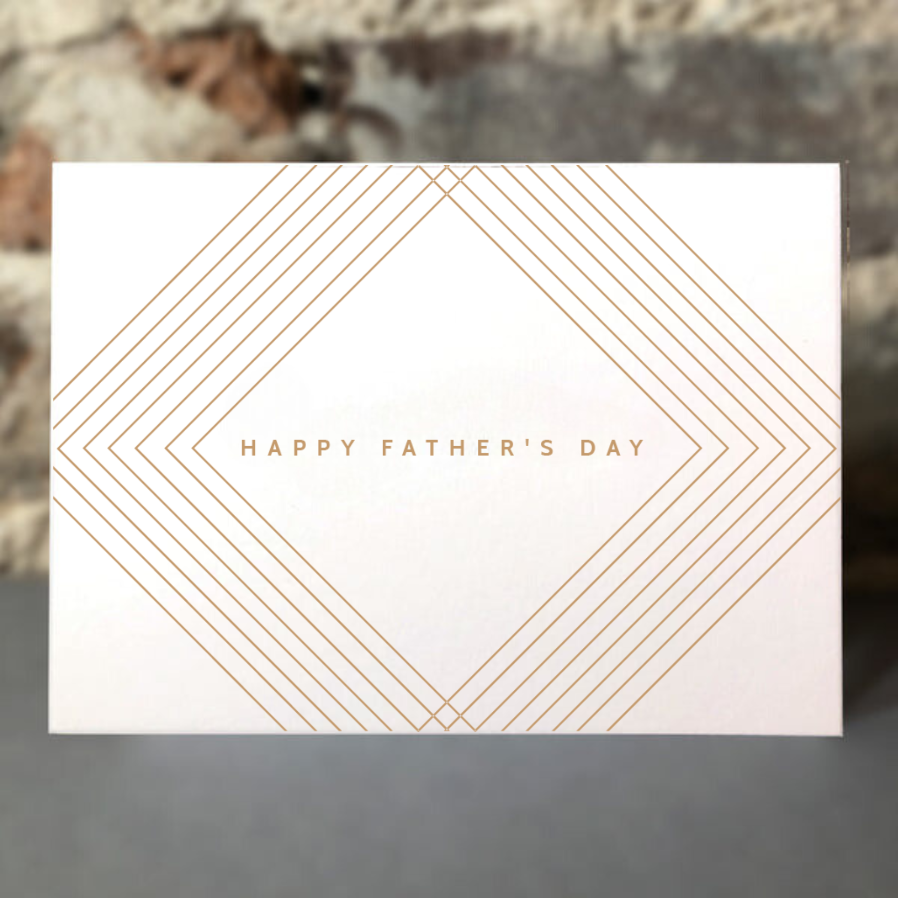 Geometric Father's Day Card