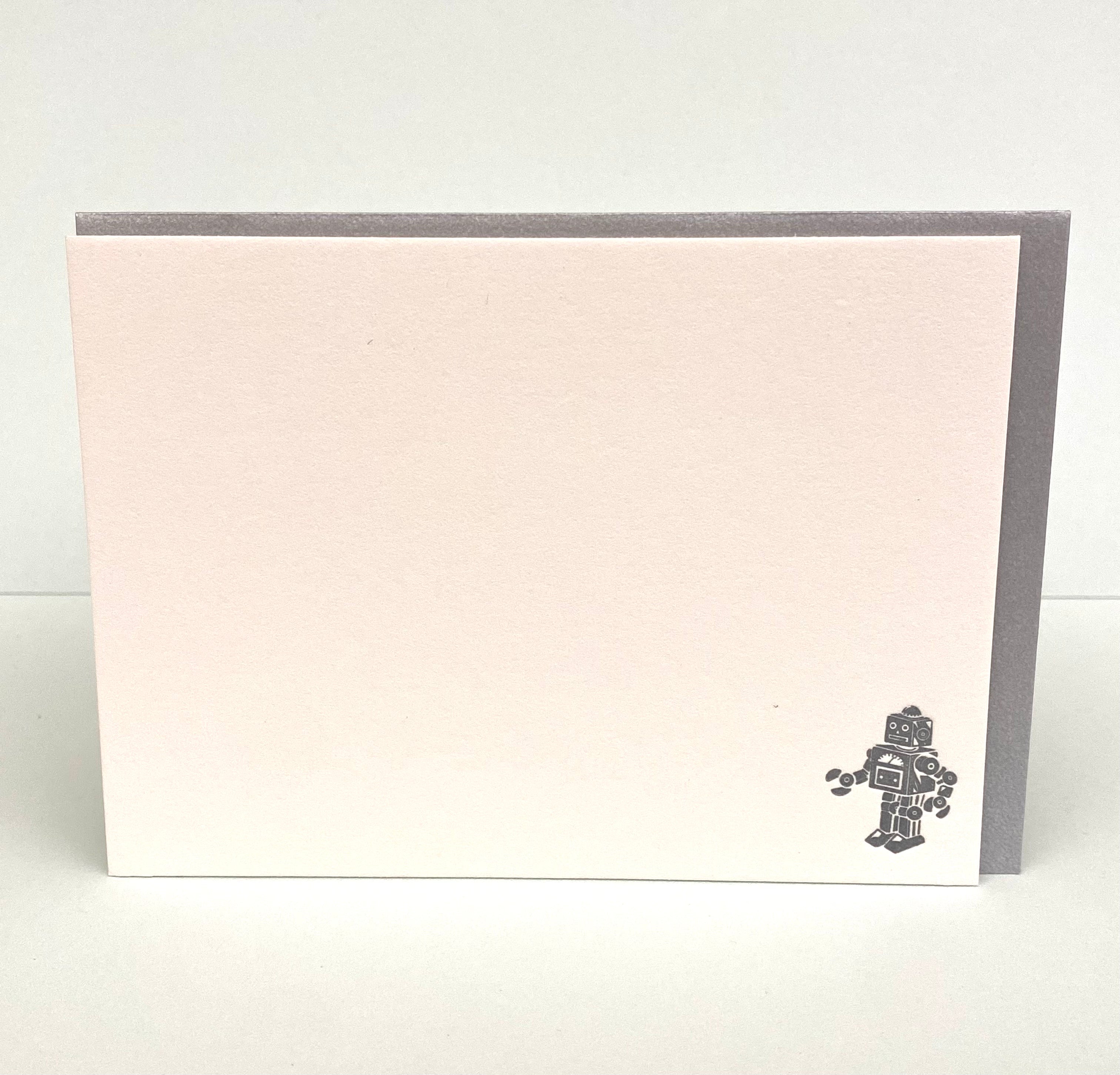 Robot 4 bar jotter 5 pack