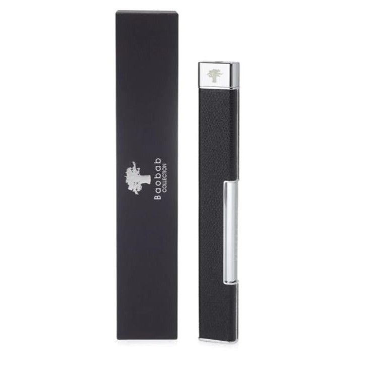 Baobab Lighter with Black Grain Leather