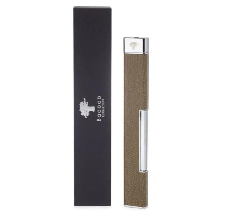 Baobab Lighter with Taupe Grain Leather