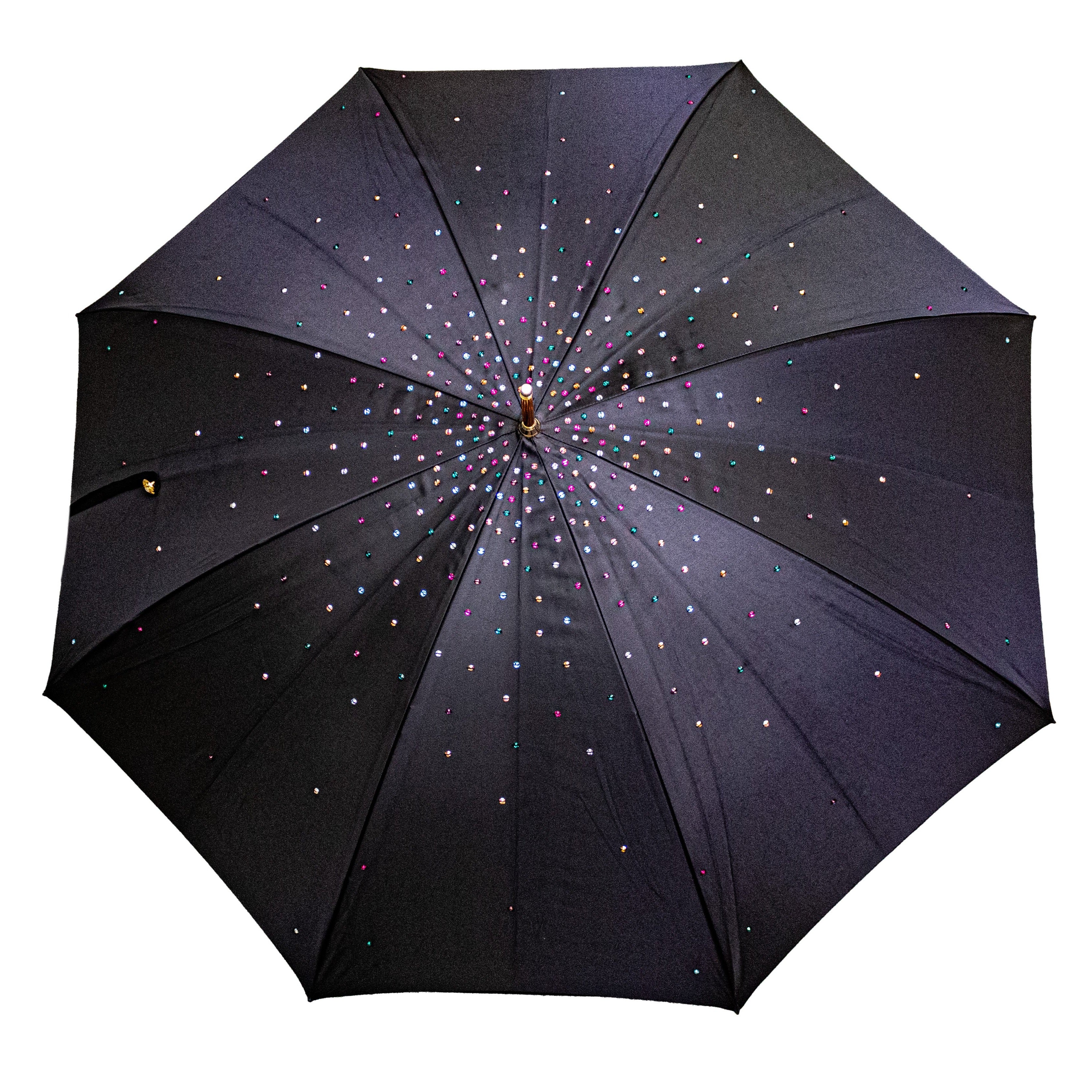 Pasotti Swarovski Crystal Double Umbrella