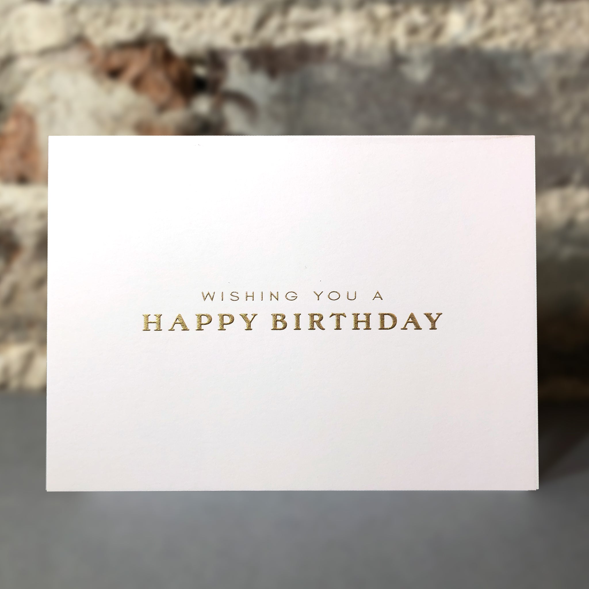 Wishing You a Happy Birthday Gold