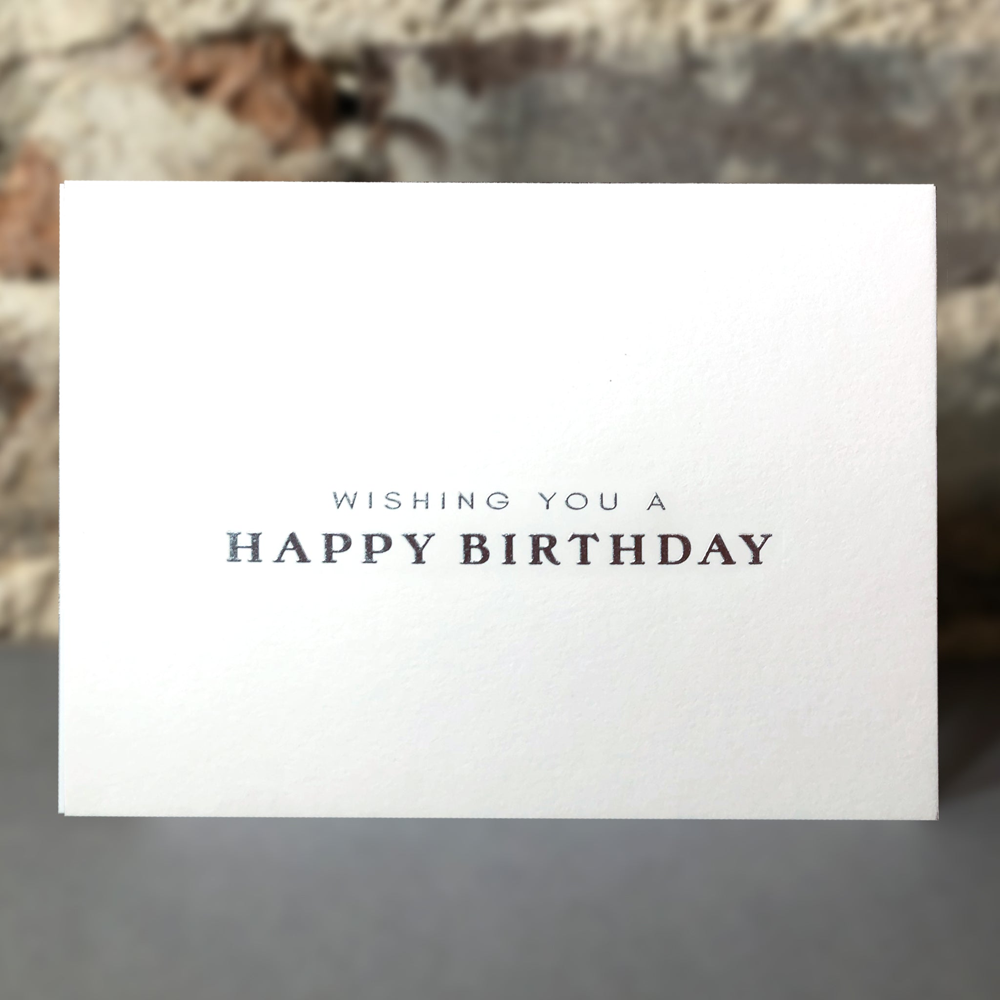 Wishing You a Happy Birthday Silver
