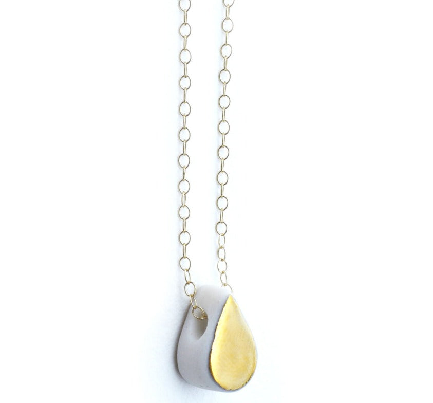 Ash Droplet Necklace