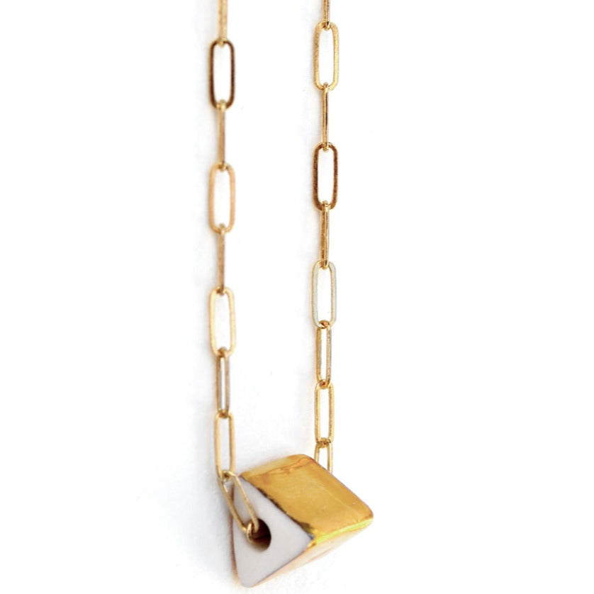 Ash Prism Necklace 17 Inch" Chain