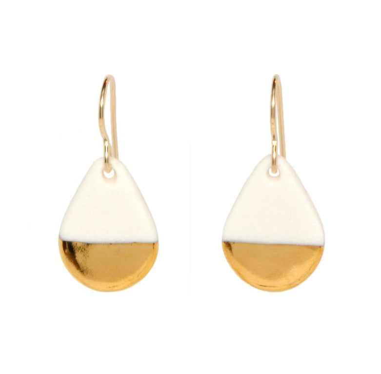 Ash Gold Drop Earrings