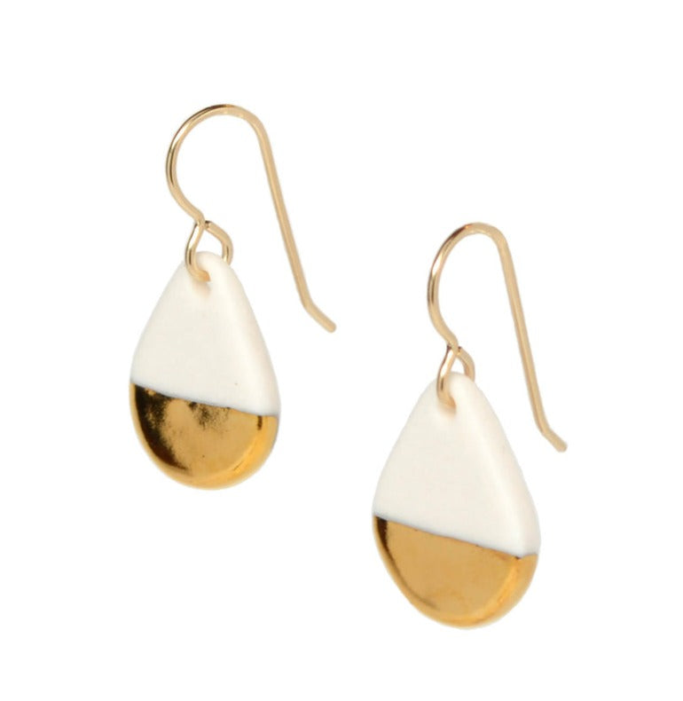 Ash Gold Drop Earrings