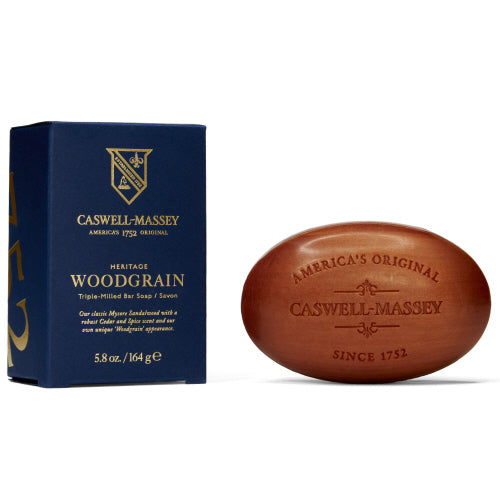 Caswell-Massey Woodgrain Sandalwood Bar Soap - Decree Co.