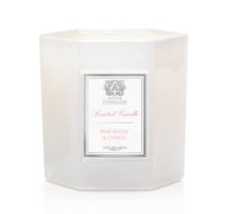 Antica Farmacista Pink Peony and Citron Candle - Decree Co.