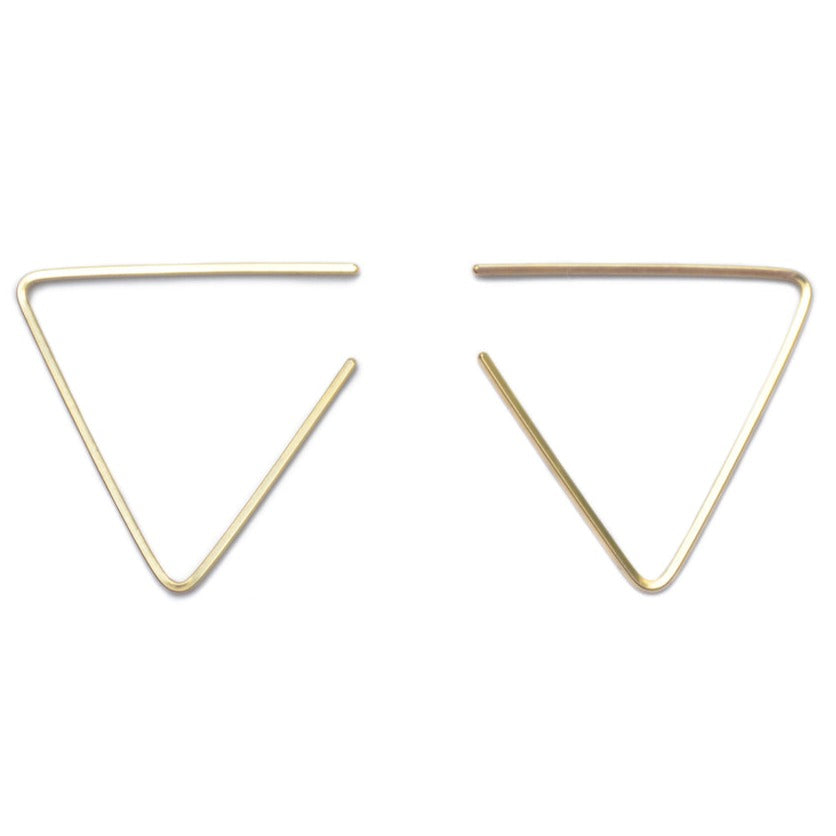 Ash Acute Earrings 14K Gold Filled