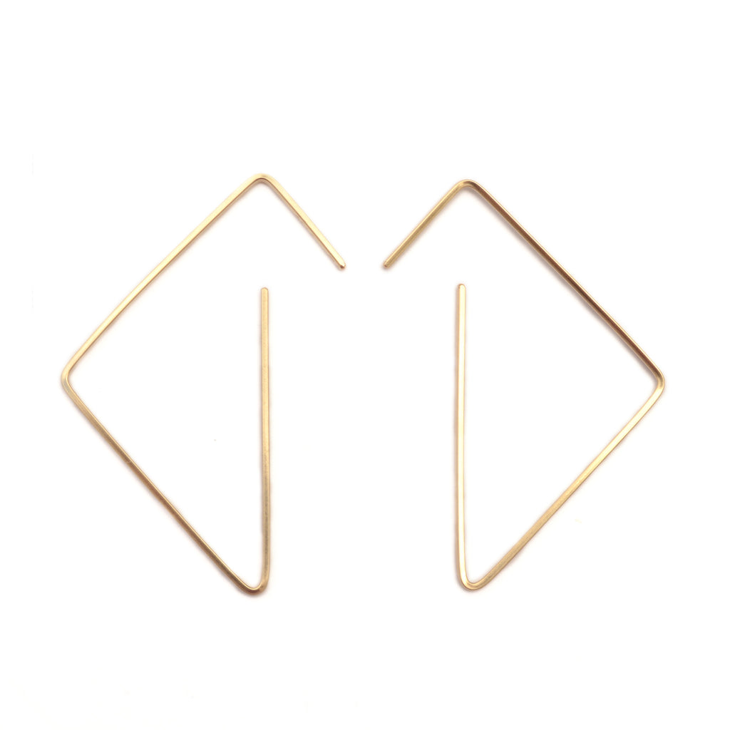 Ash Tri Earrings 14K Gold Filled