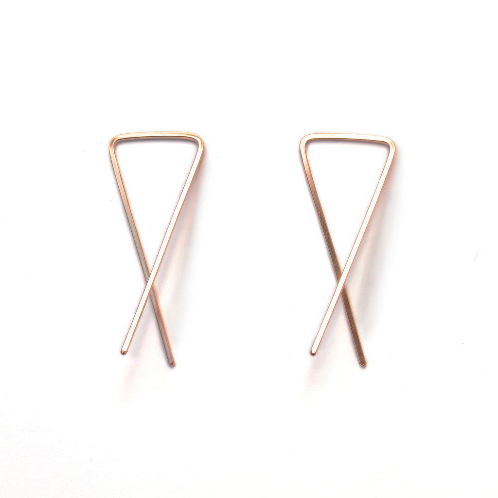 Ash Vertex Earrings 14K Gold Filled