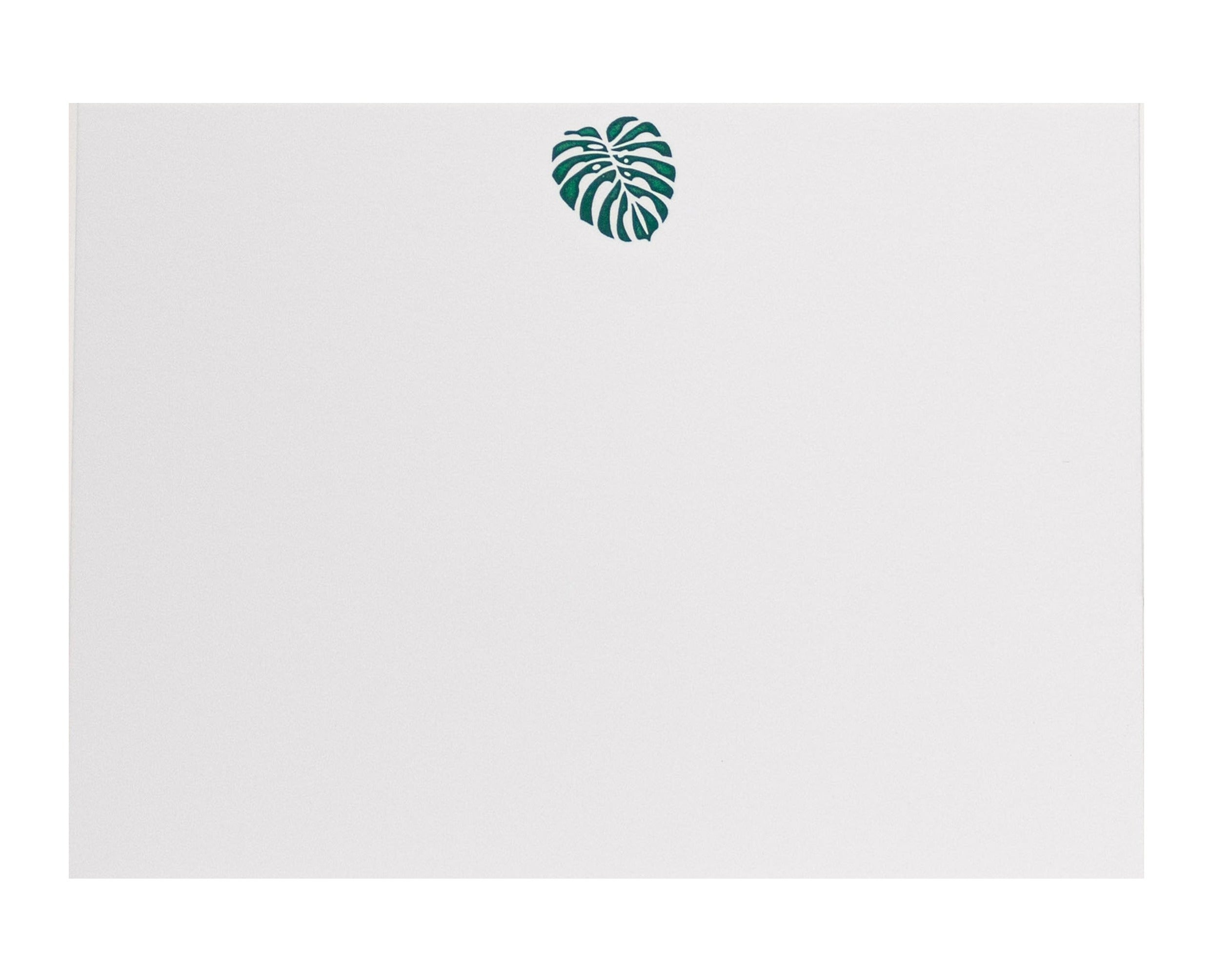 Decree Engraved Monstera Leaf