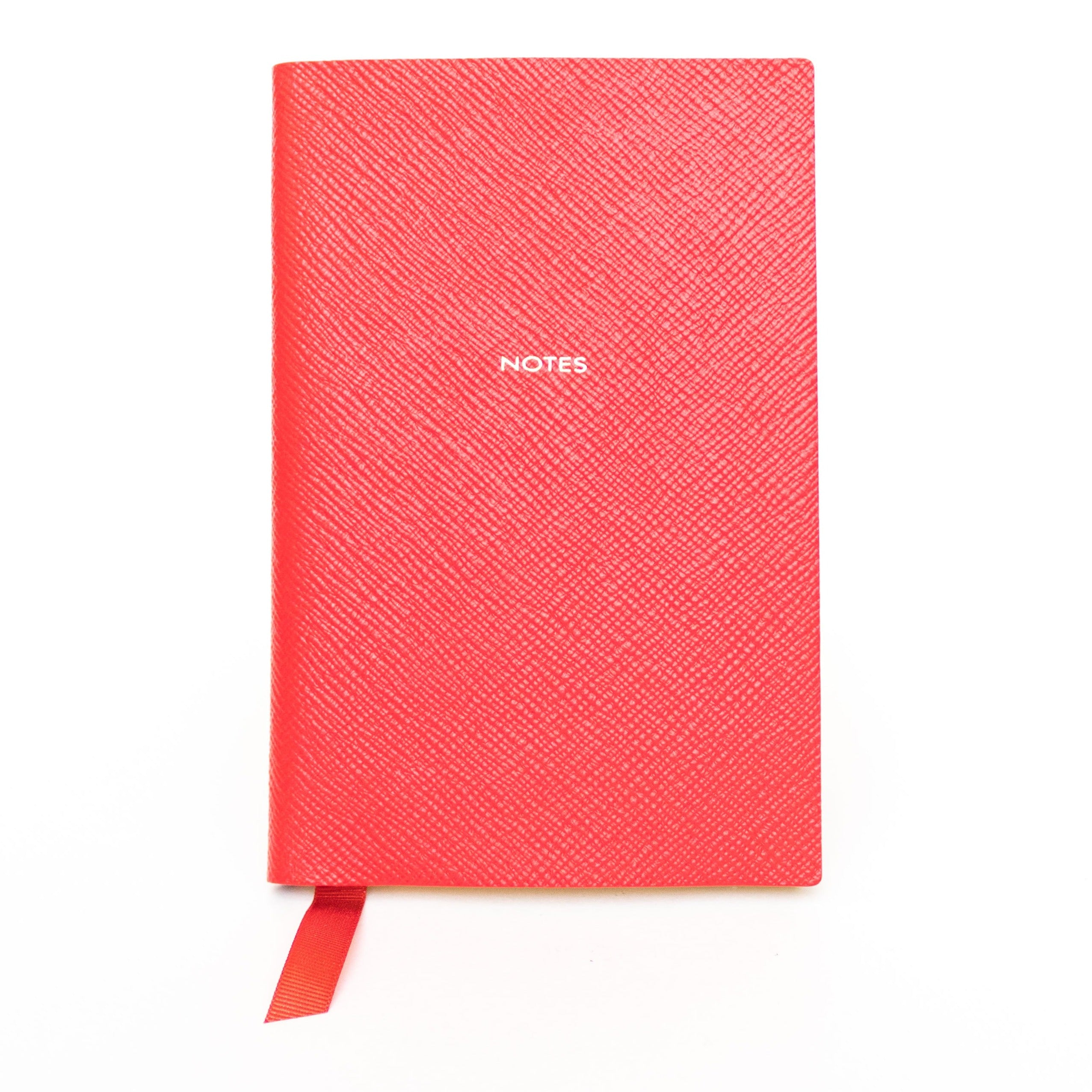 Smythson Chelsea Notebook Notes Red - Decree Co. 