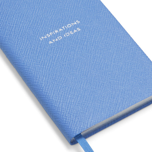 Smythson Inspirations and Ideas Notebook Blue