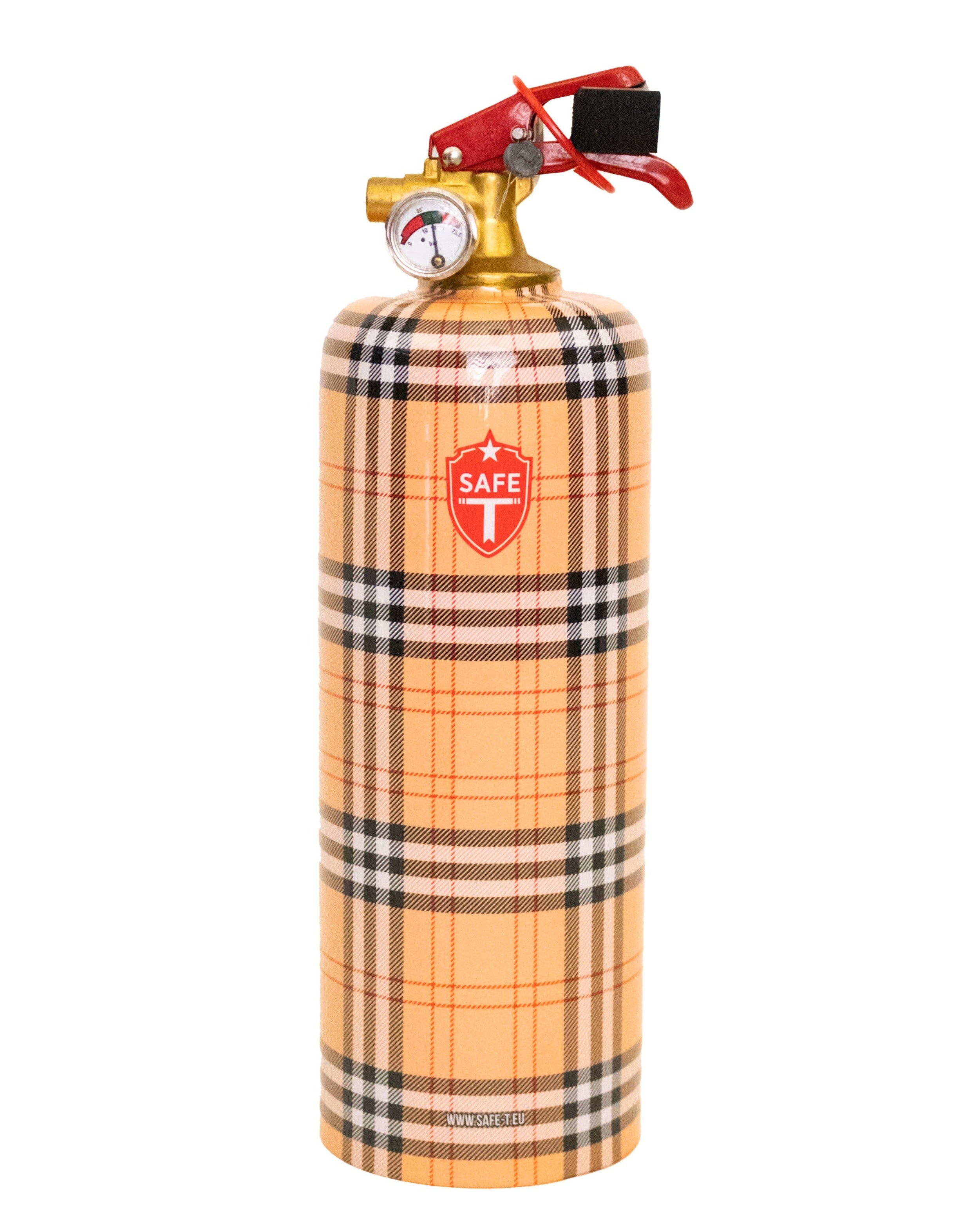 T-Safe Checkered Fire Extinguisher