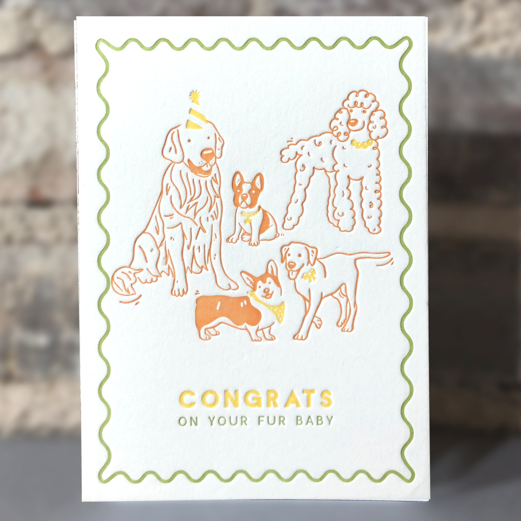 Card Congrats Fur Baby