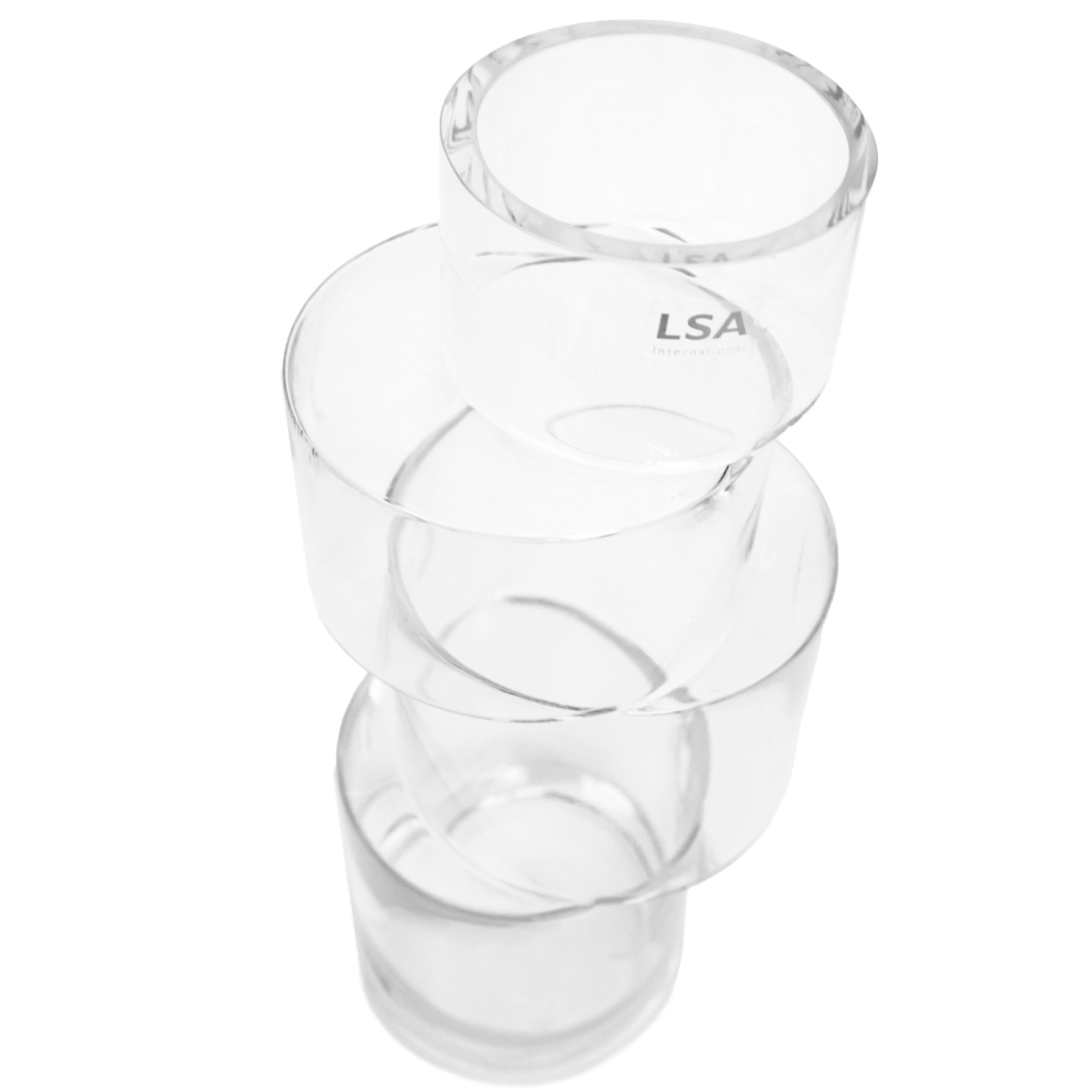 LSA Clear Tier Vase