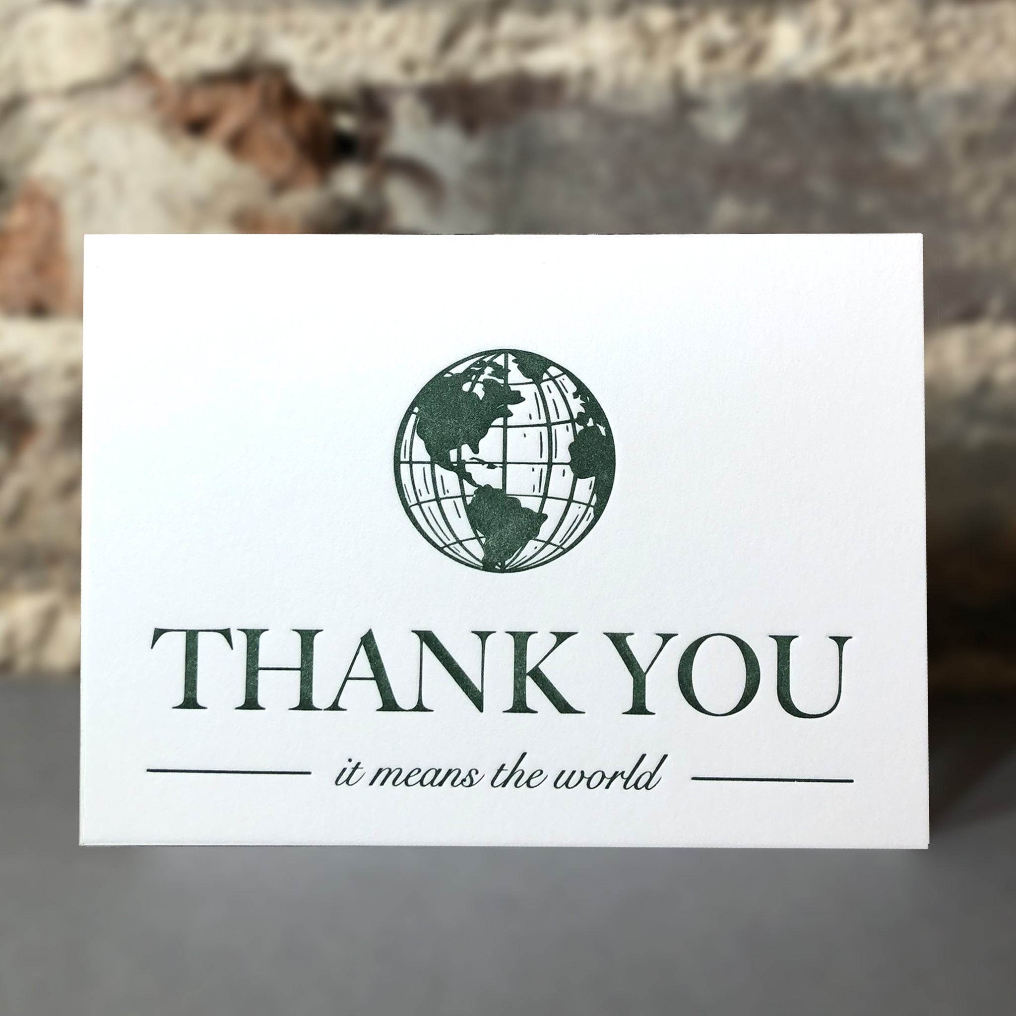 Card Thank You Cards It Means the World 10 Pack