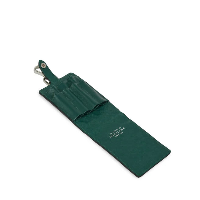 Smythson Golf Tee Holder in Panama Forest