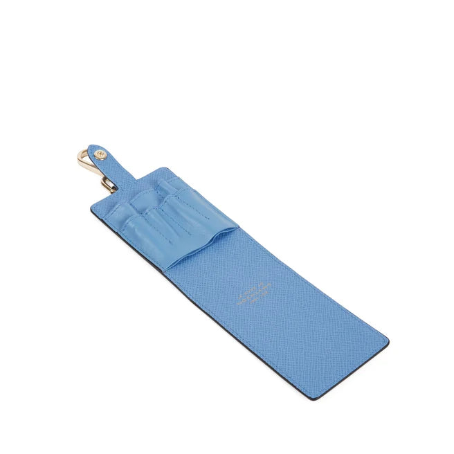 Smythson Golf Tee Holder in Nile Blue