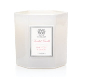 Antica Farmacista  Pink Peony and Citron Candle - Decree Co. 