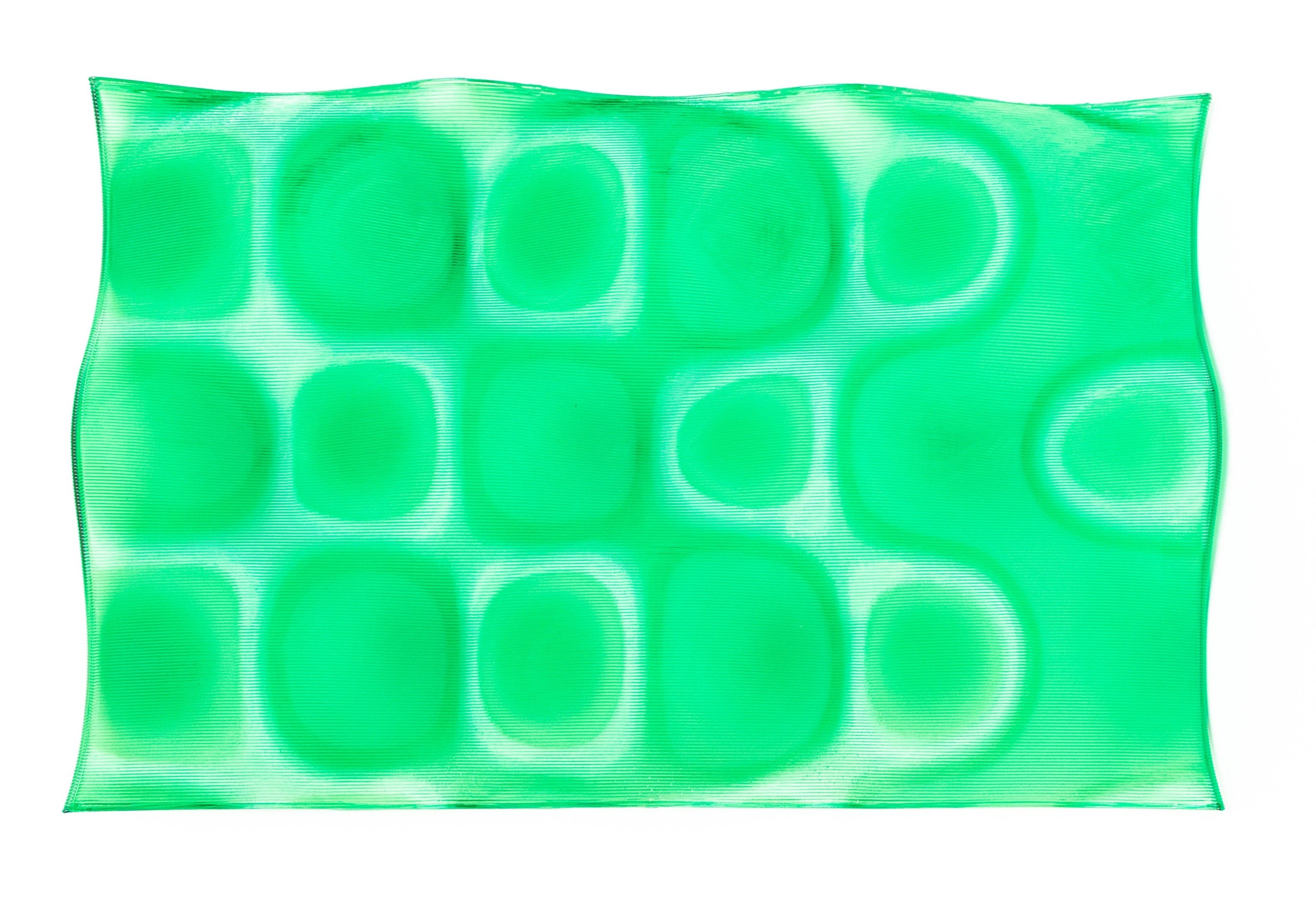 3D Tray Semi-Transparent Green