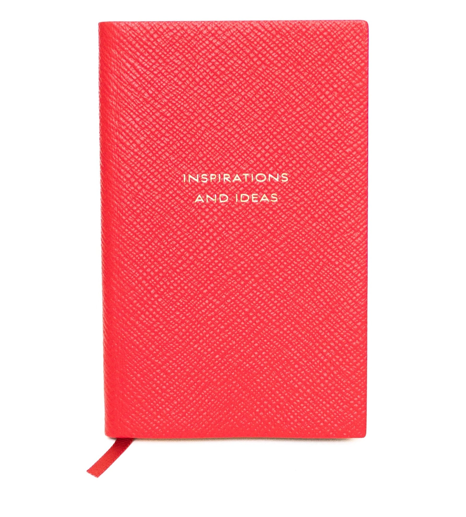 Smythson Inspirations and Ideas Notebook Red - Decree Co. 